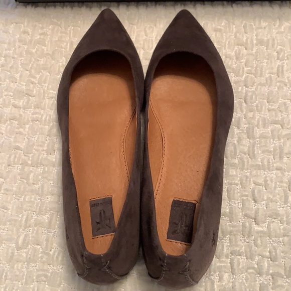 Frye Sienna Ballet Suede Flats New - Picture 3 of 8